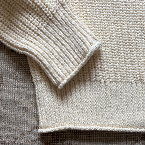 J Crew Cream Roll High-Neck Knit Sweater - Women's - Picture 4 of 7